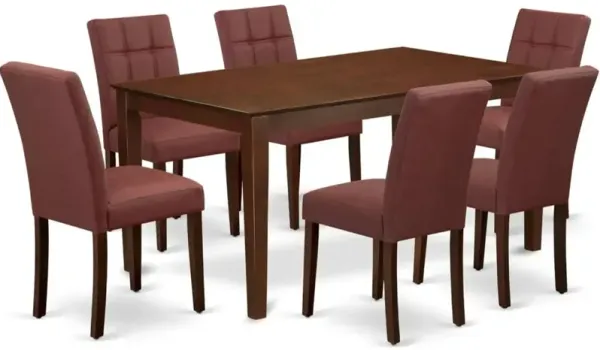7 Piece Kitchen Dining Table Set