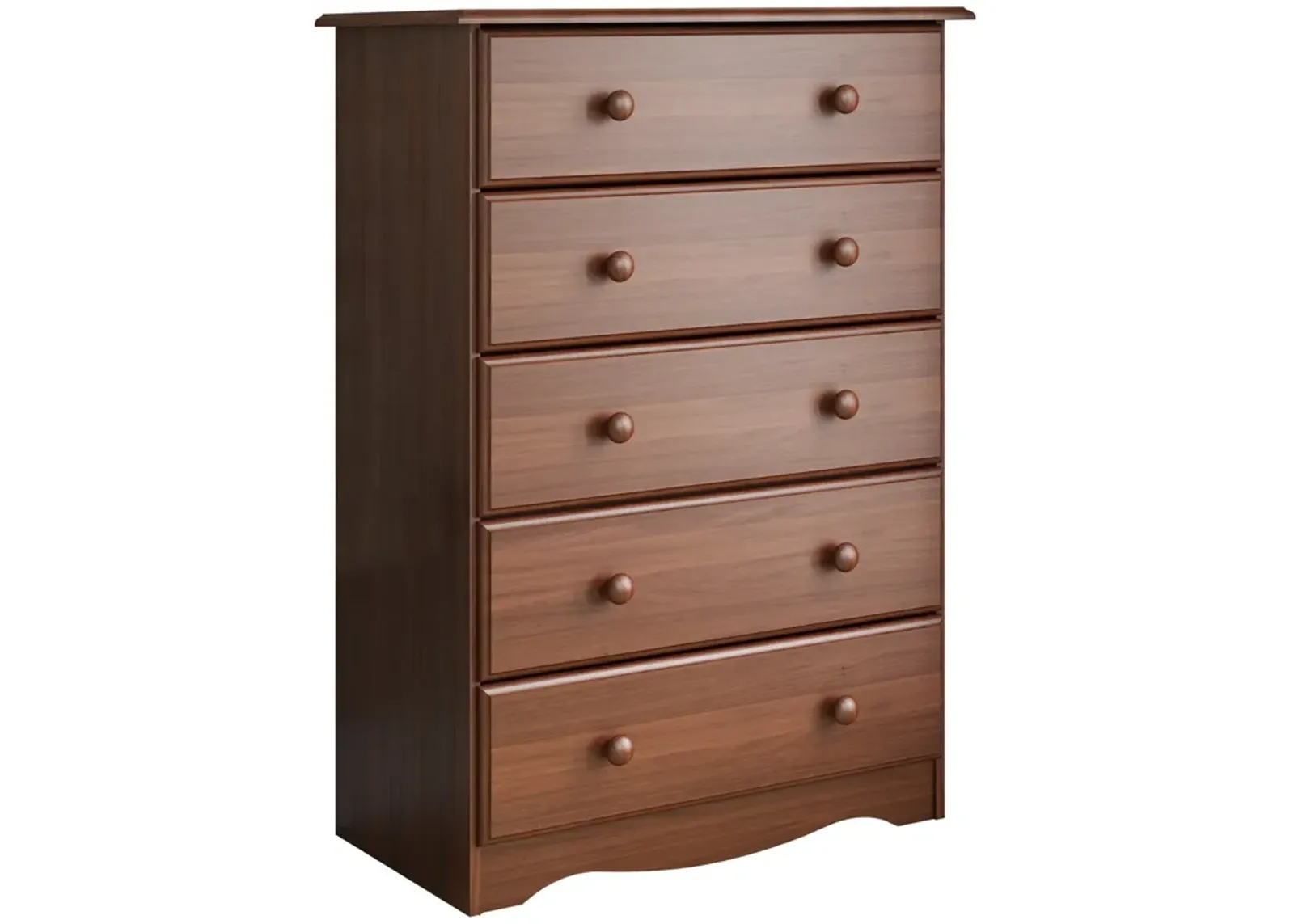 100% Solid Wood 5-Drawer Chest