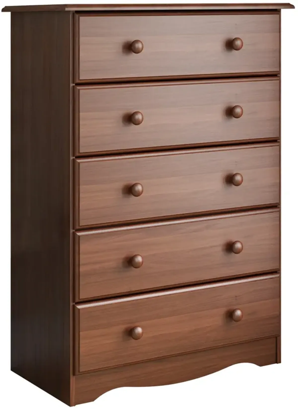 100% Solid Wood 5-Drawer Chest