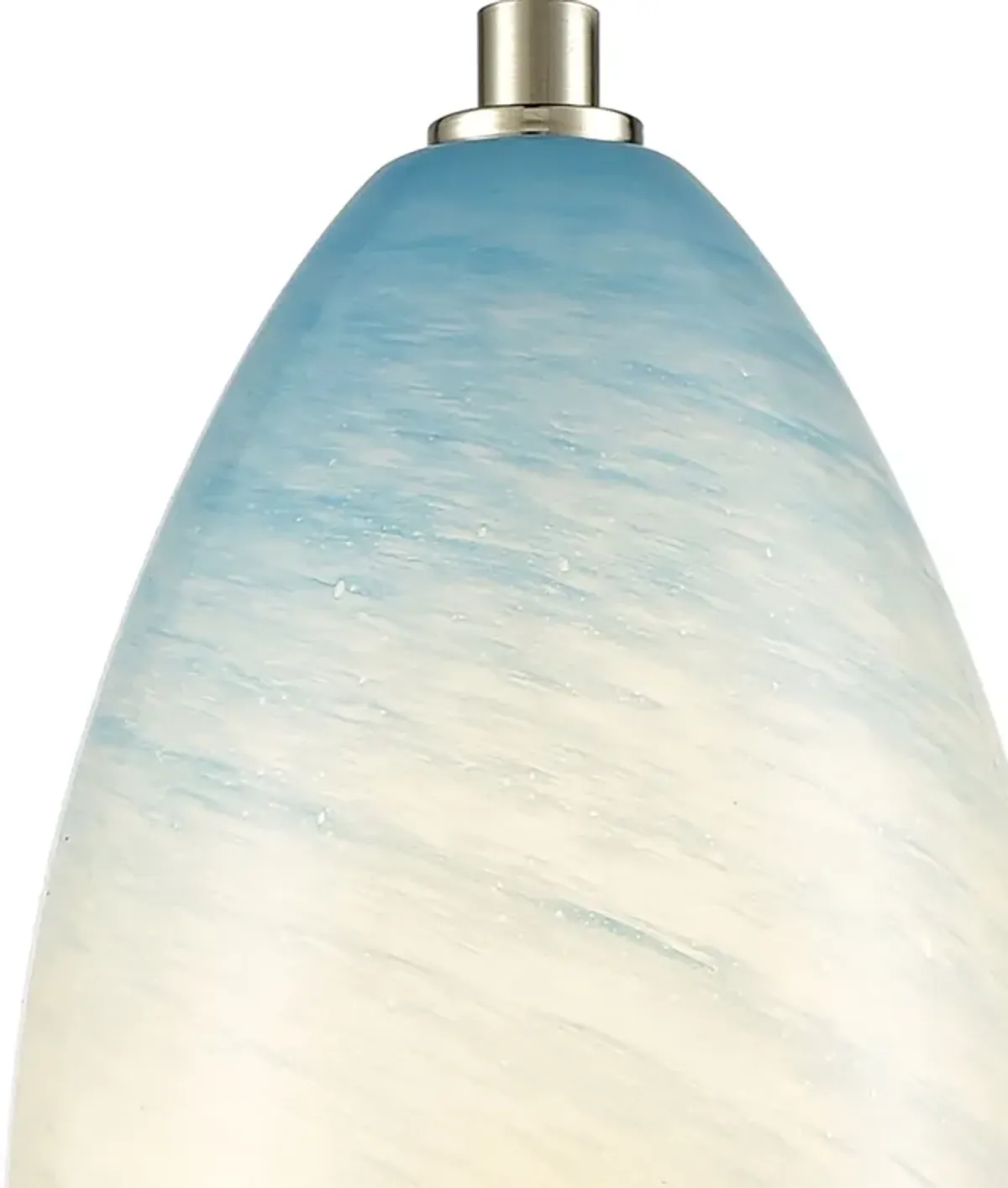 Planetario 5'' Wide 1-Light Light Blue Mini Pendant