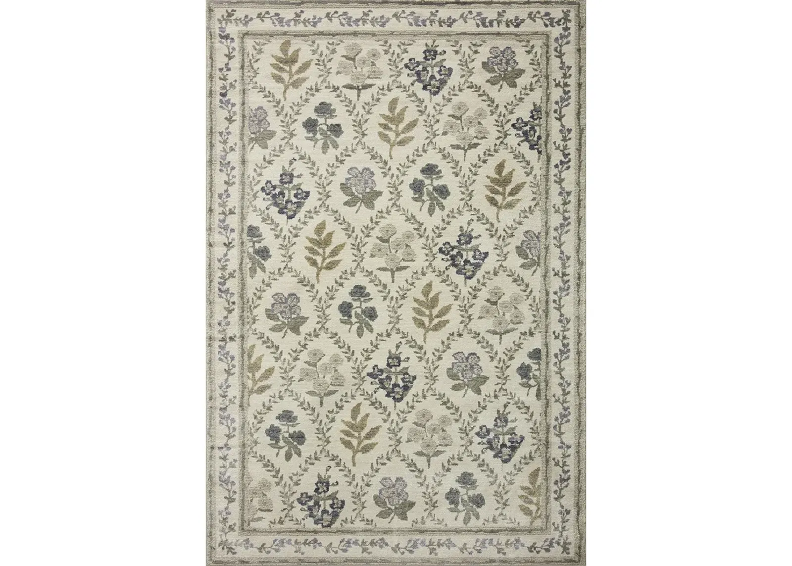 Fiore FIO04 Ivory 5' x 7'10" Rug