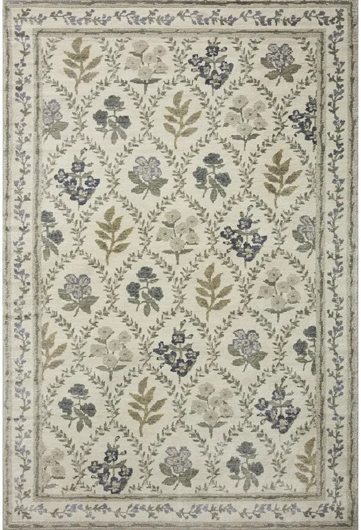 Fiore FIO04 Ivory 5' x 7'10" Rug