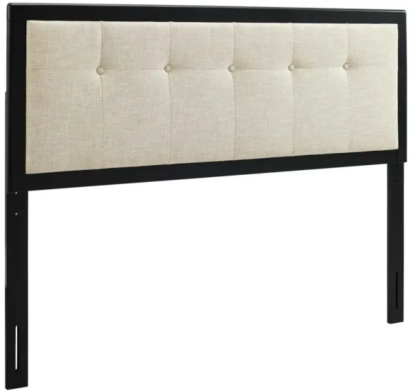 Modway - Draper Tufted Queen Fabric and Wood Headboard