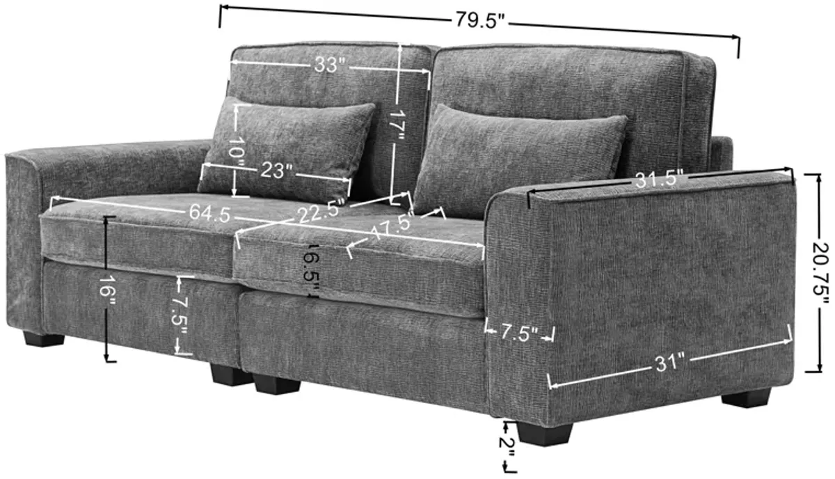 Christopher Knight Home® Modern Loveseat Sofa Couch