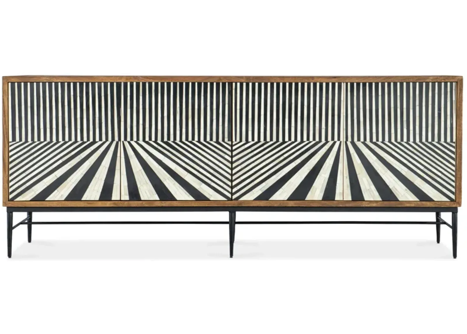 Commerce and Market Linear Perspective Credenza