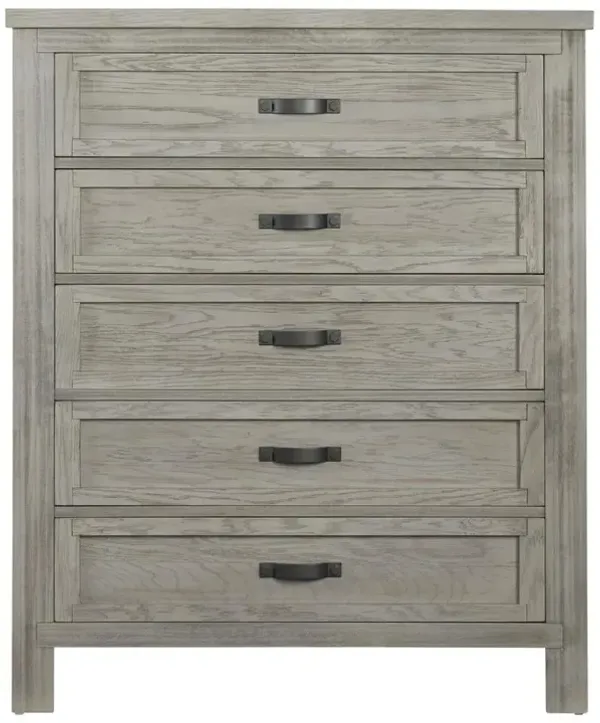 Soho Baby Hanover 5 Dr Chest Oak Gray