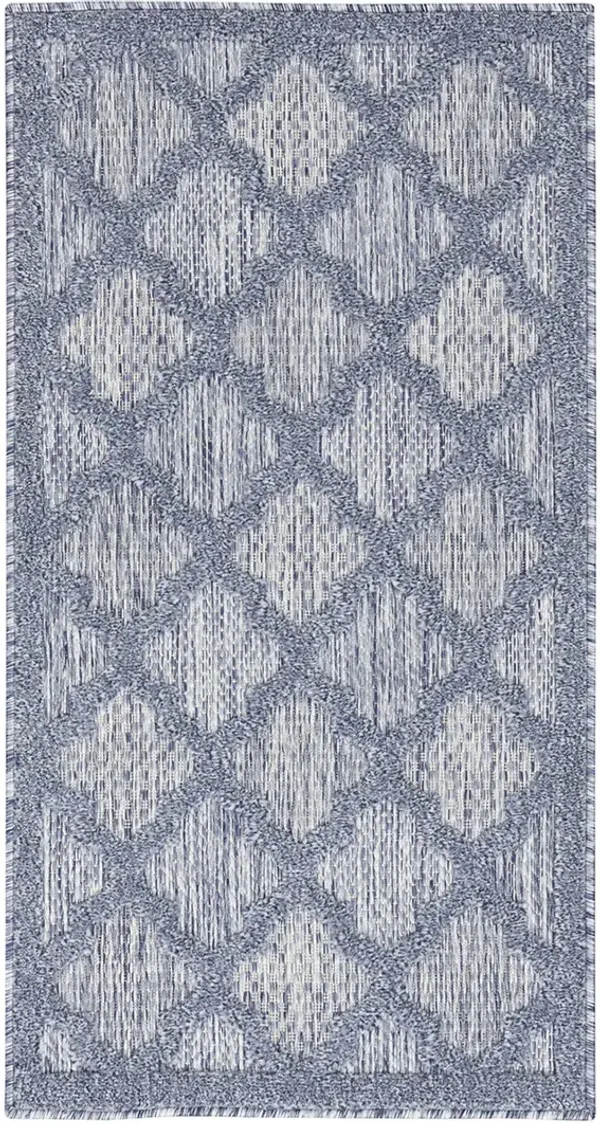 Easy Care NES01 Denim/Blue 2' x 4' Rug