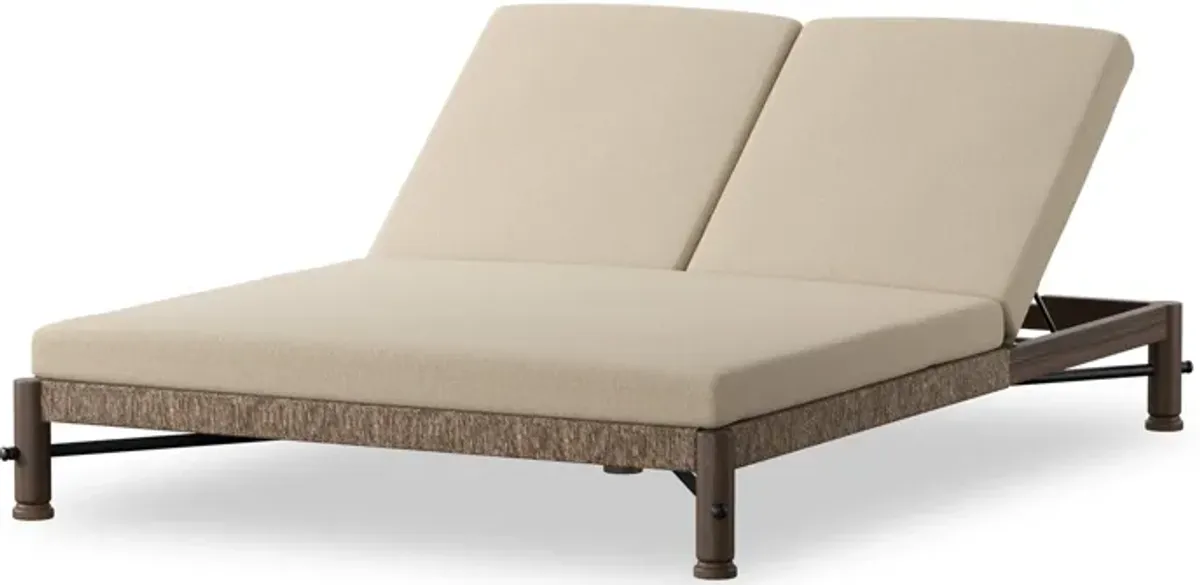 Finnegan Alessi Buff Outdoor Double Chaise