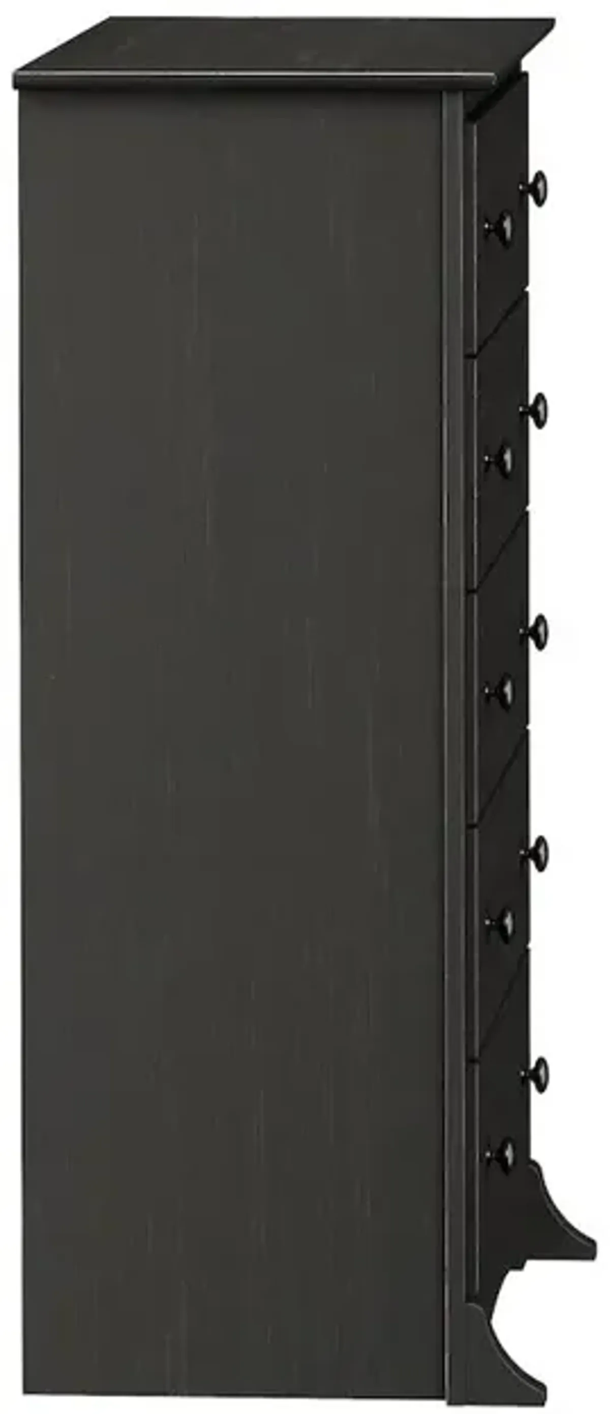 Prepac Sonoma 5-Drawer Chest, Washed Black