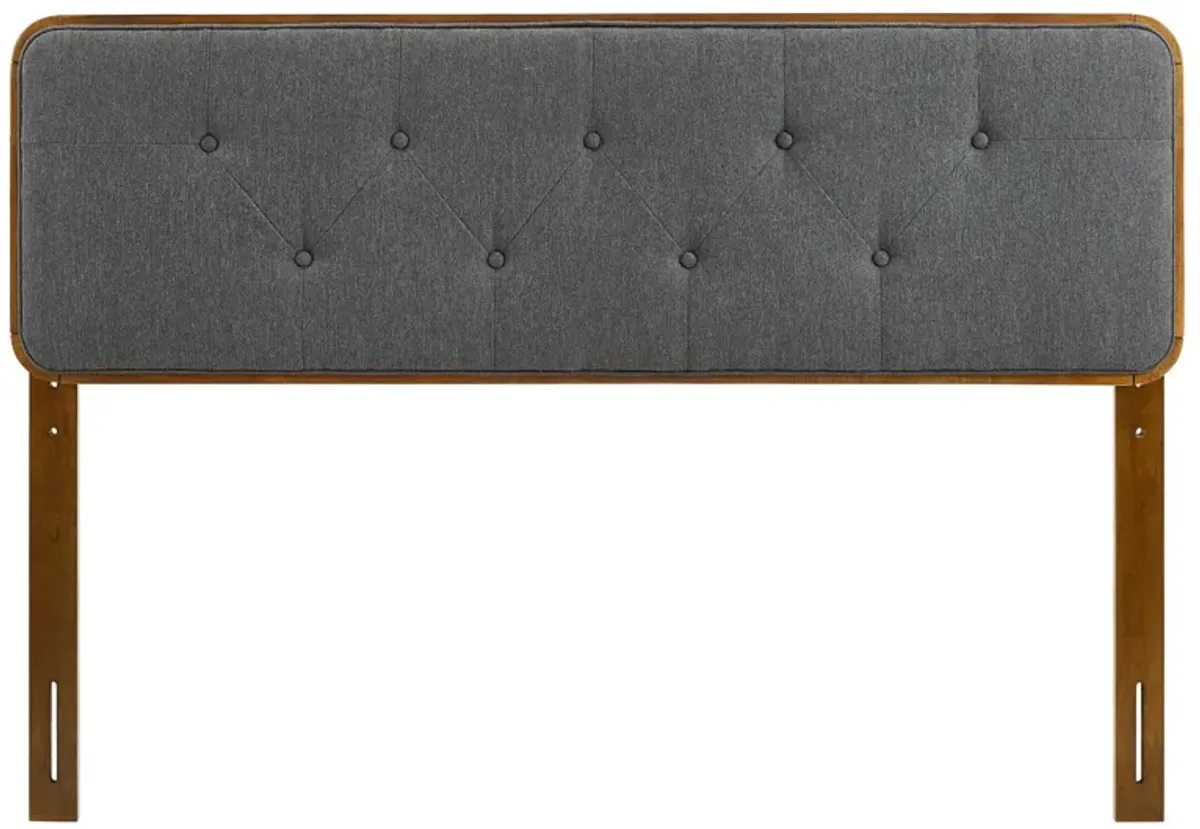 Modway - Collins Tufted King Fabric and Wood Headboard