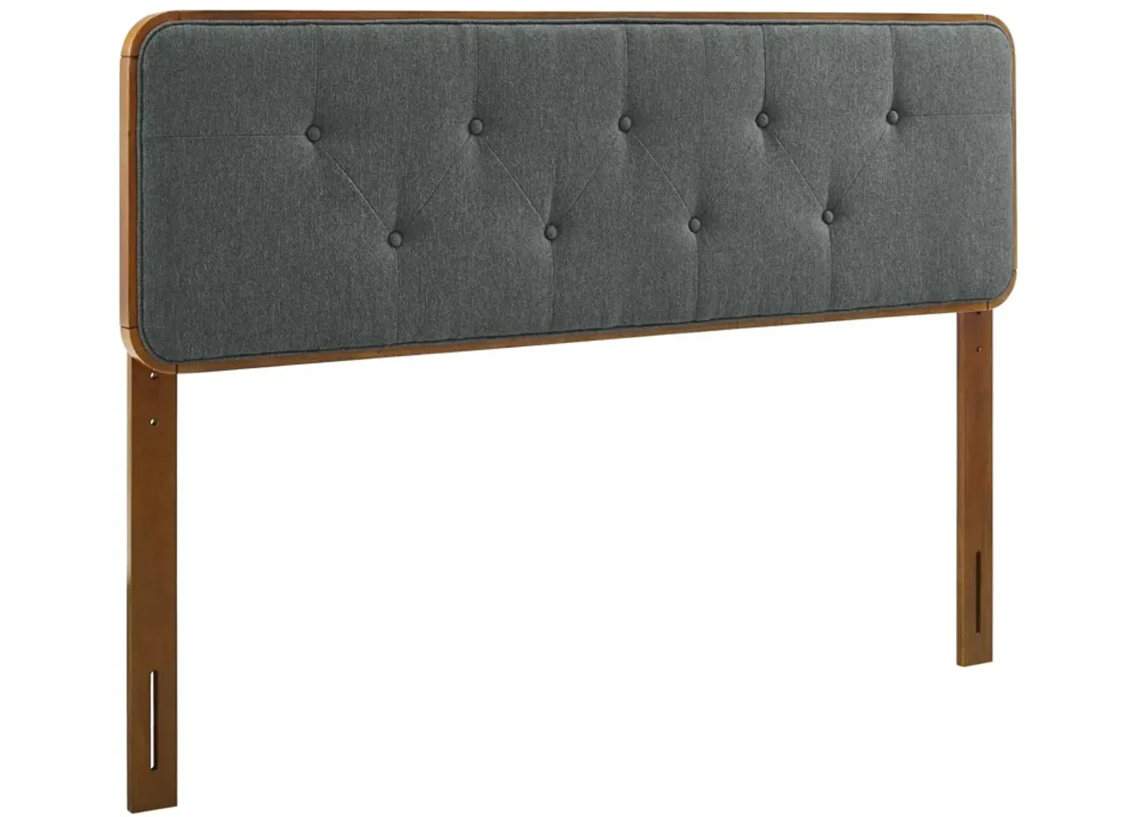 Modway - Collins Tufted King Fabric and Wood Headboard