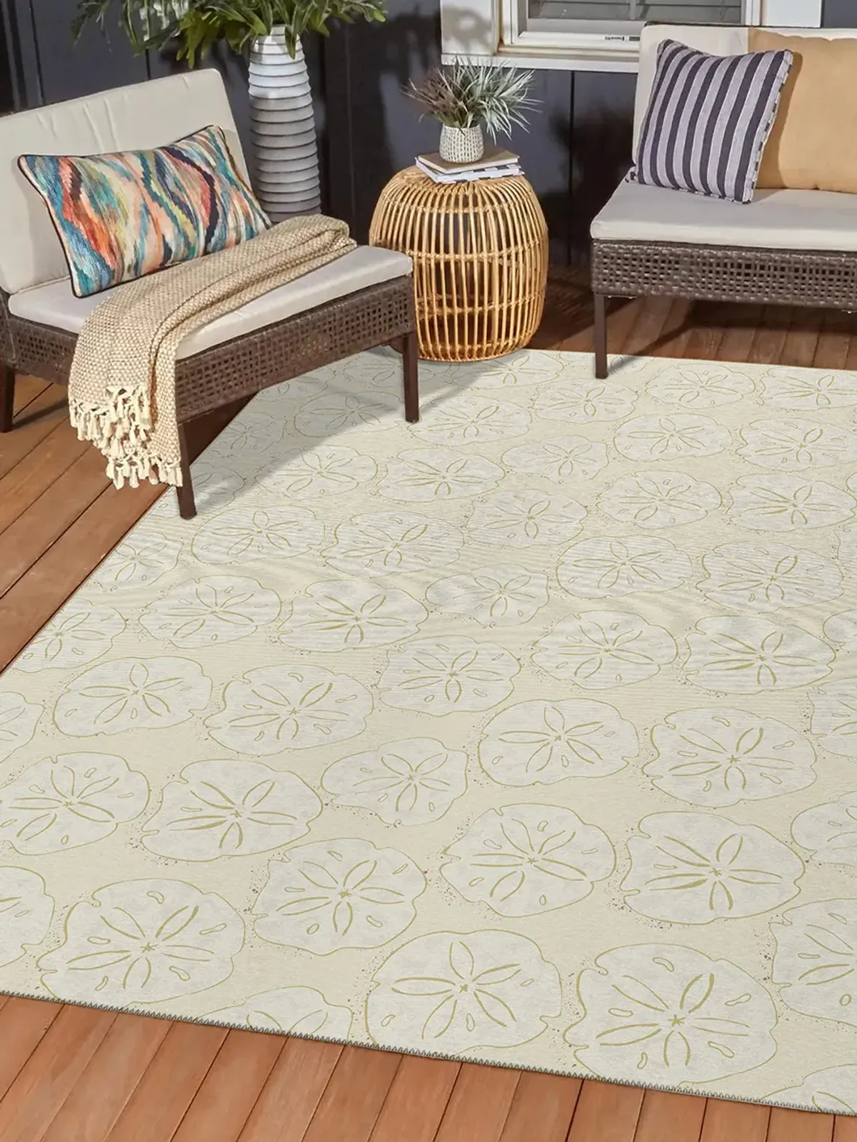 Seabreeze SZ10 Ivory 9' x 12' Rug