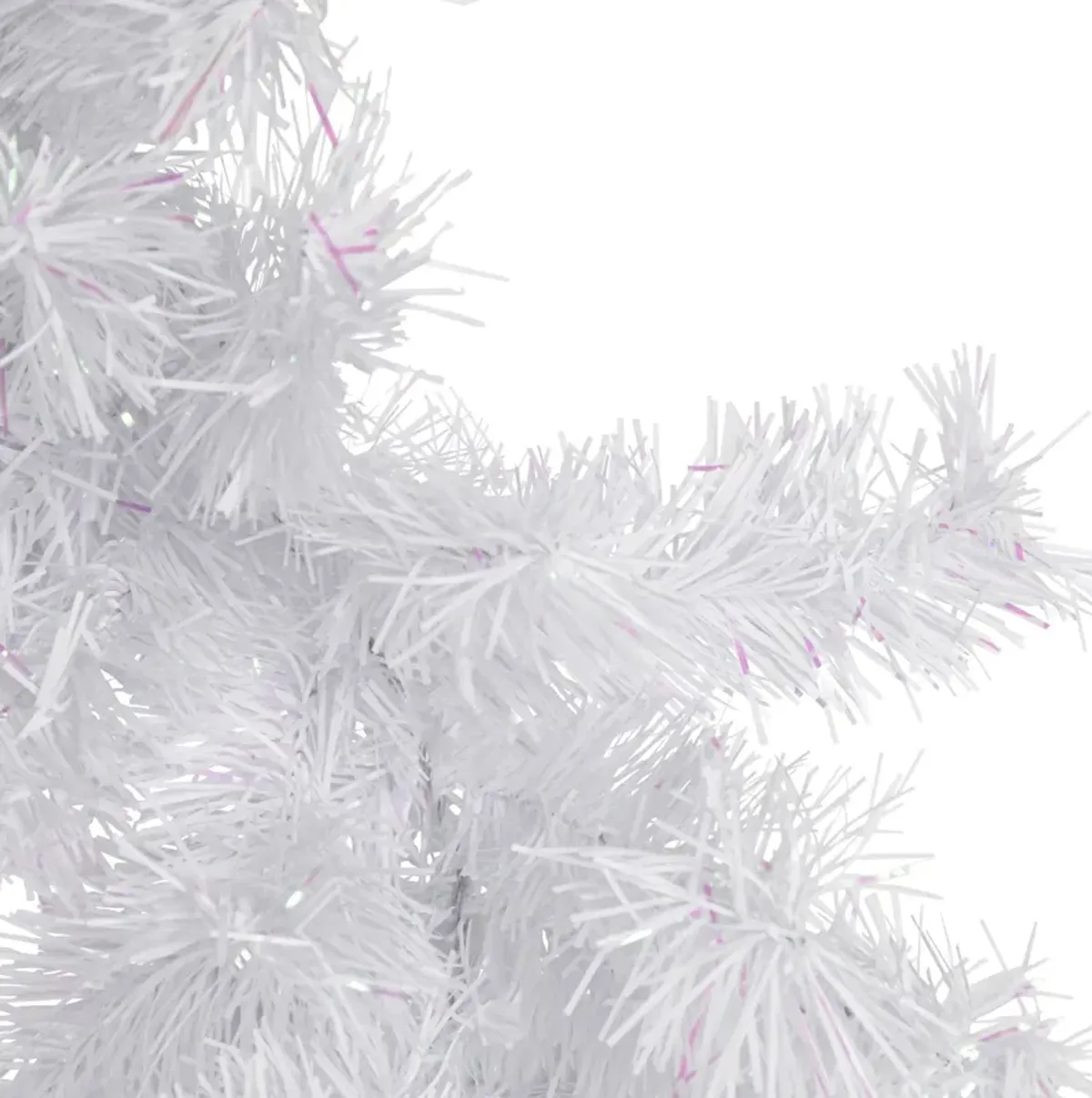 9' x 10" Icy White Iridescent Spruce Artificial Christmas Garland - Unlit