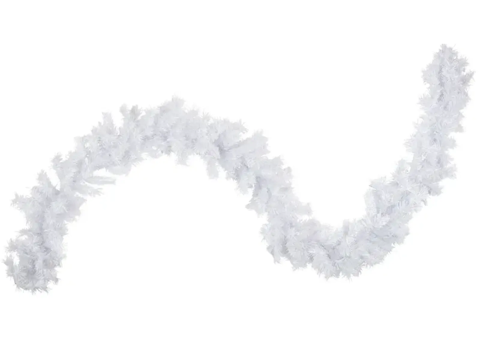 9' x 10" Icy White Iridescent Spruce Artificial Christmas Garland - Unlit