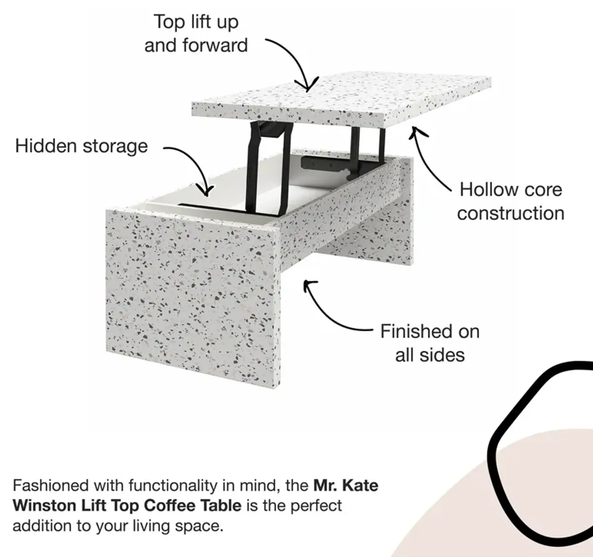 Winston Lift Top Coffee Table