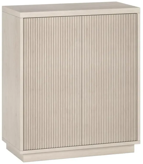 Hudson&Canal Alston 28 Wide Rectangular Accent Cabinet in Alder White