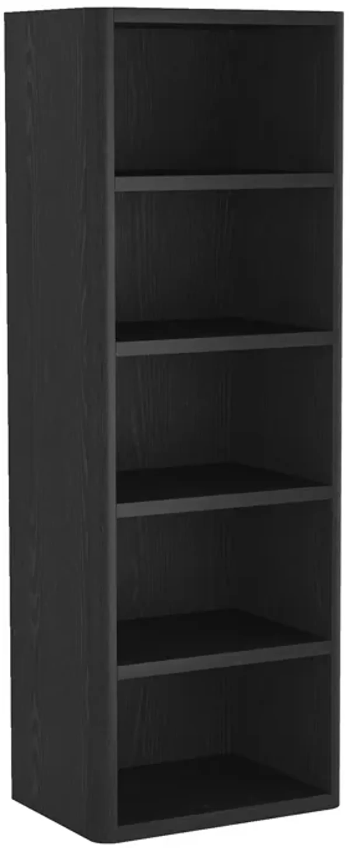 Rivington Black Open Bookcase