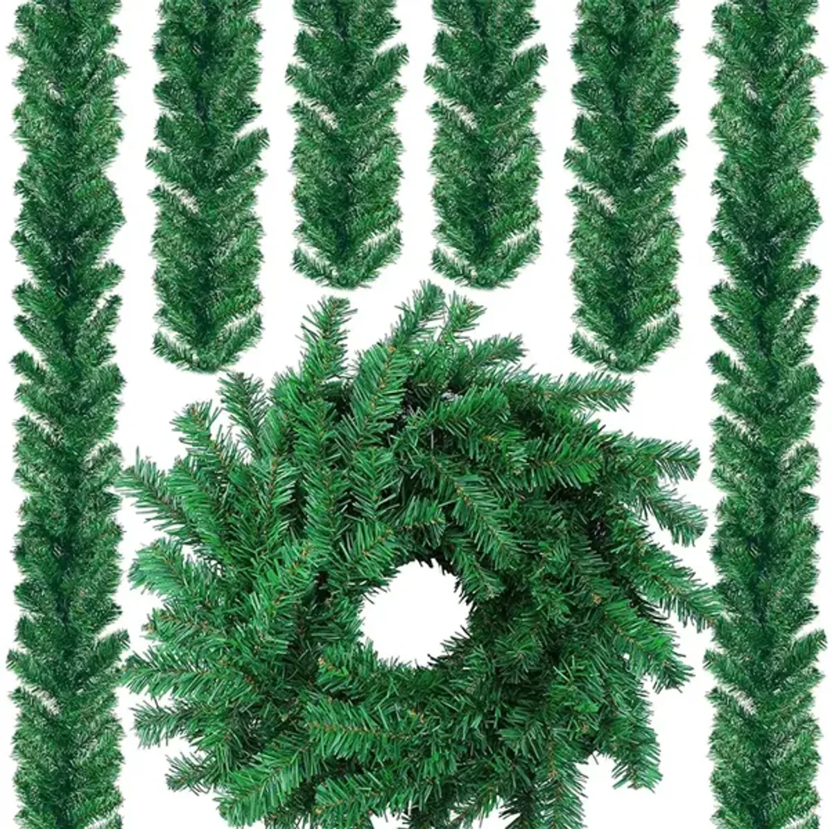 54ft Artificial Christmas Garland Green Garland