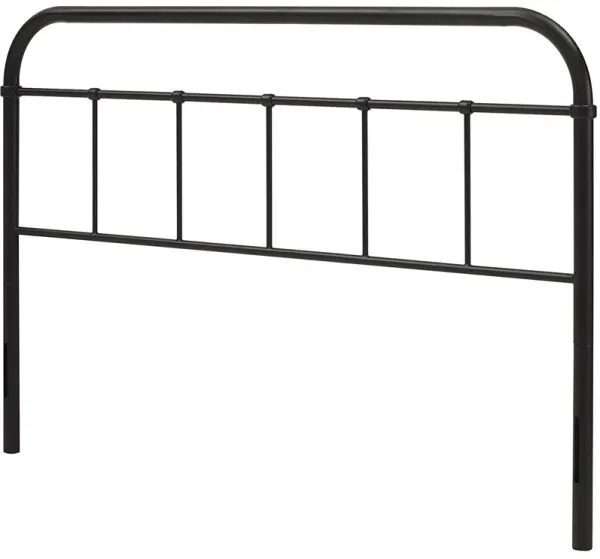QuikFurn Full size Vintage Metal Headboard with Round Corners