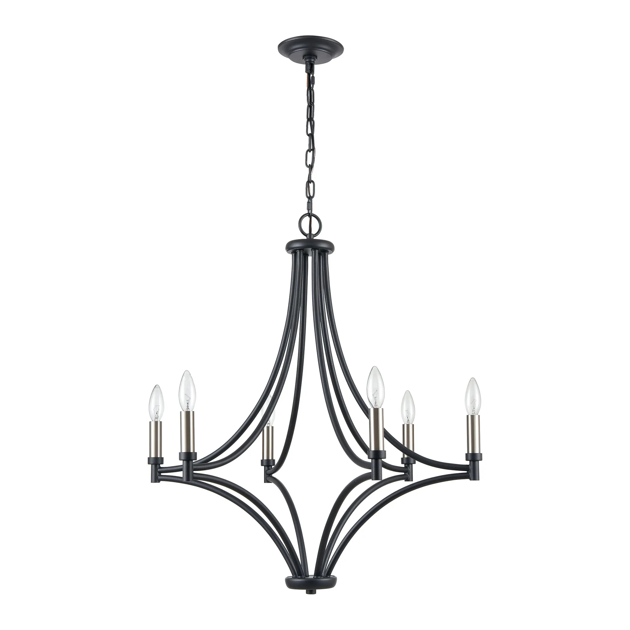 Spanish Villa 26'' Wide 6-Light Chandelier