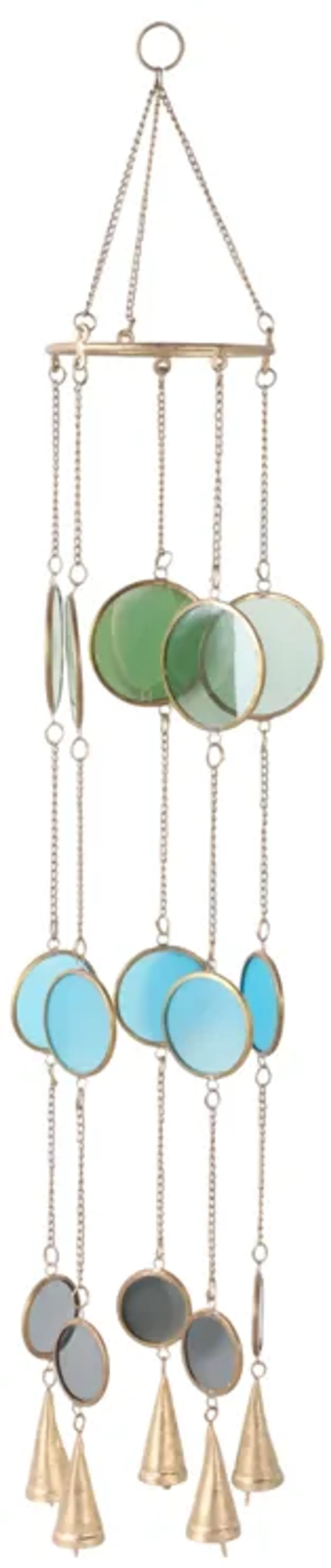 Modern Glass Disc Chime