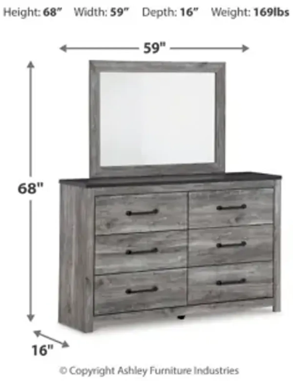 Bronyan Dresser and Mirror