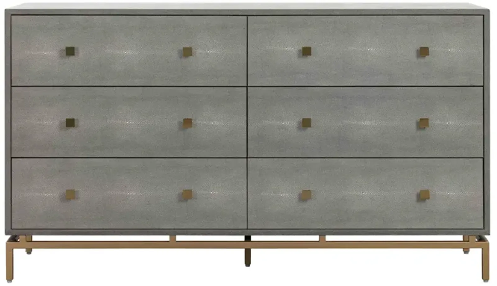 Pesce Shagreen 6 Drawer Dresser