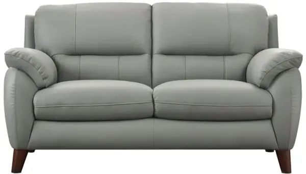 Lara Top Grain Leather Loveseat