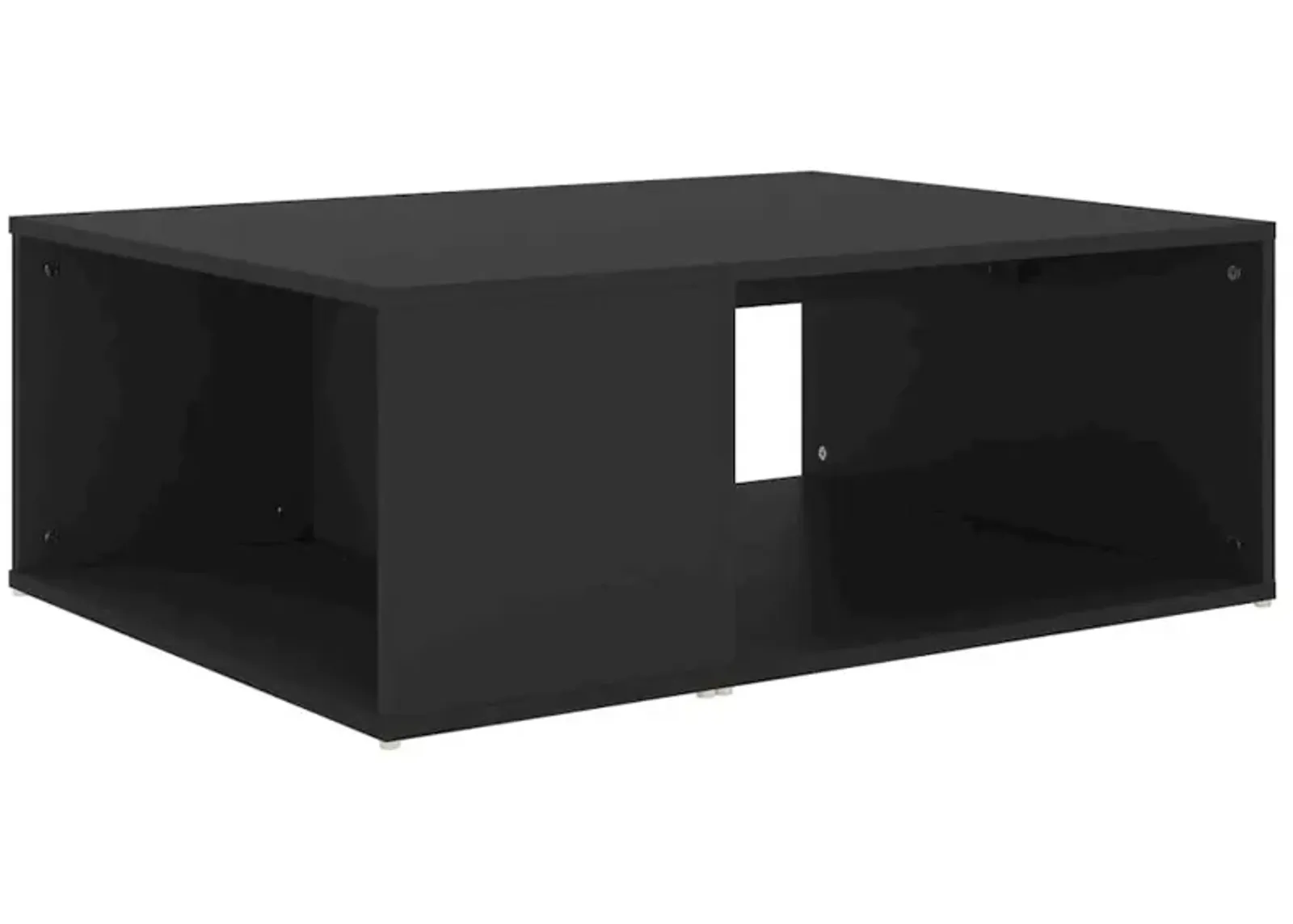 Coffee Table Black 35.4"x26.4"x13" Engineered Wood