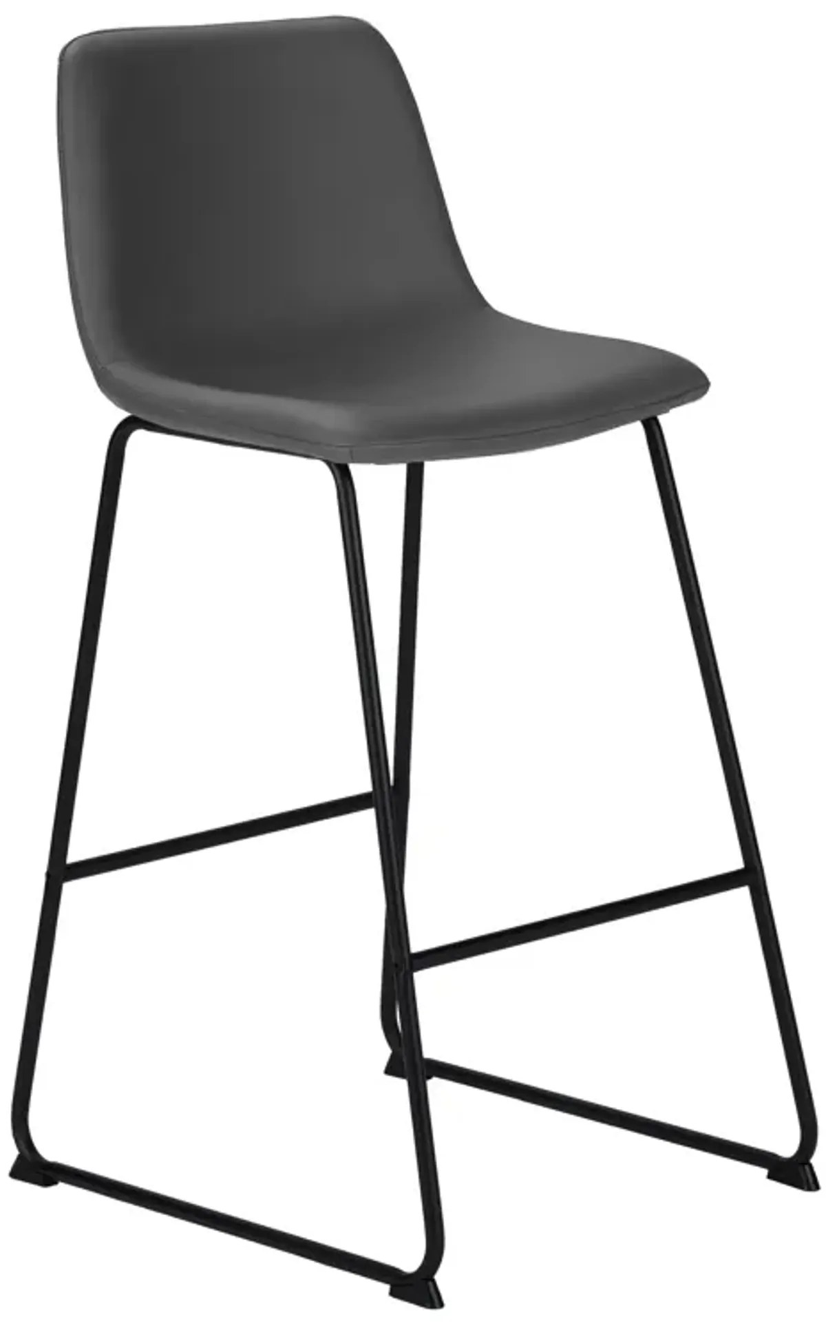 Monarch Specialties Office Chair, Bar Height, Standing, Computer Desk, Work, Pu Leather Look, Metal, Contemporary, Modern