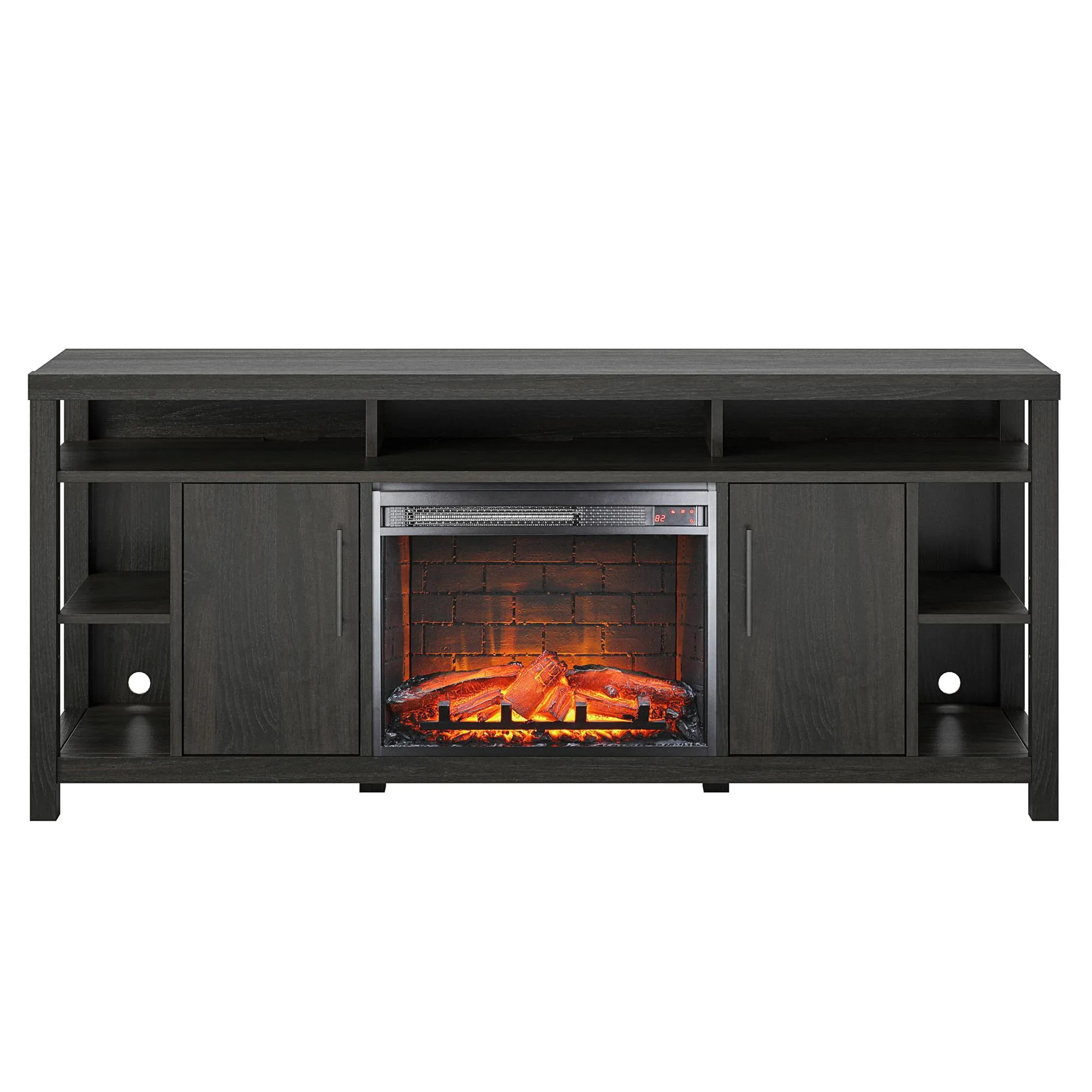 Ameriwood Home Garrick Electric Fireplace TV Console for TVs up to 75"