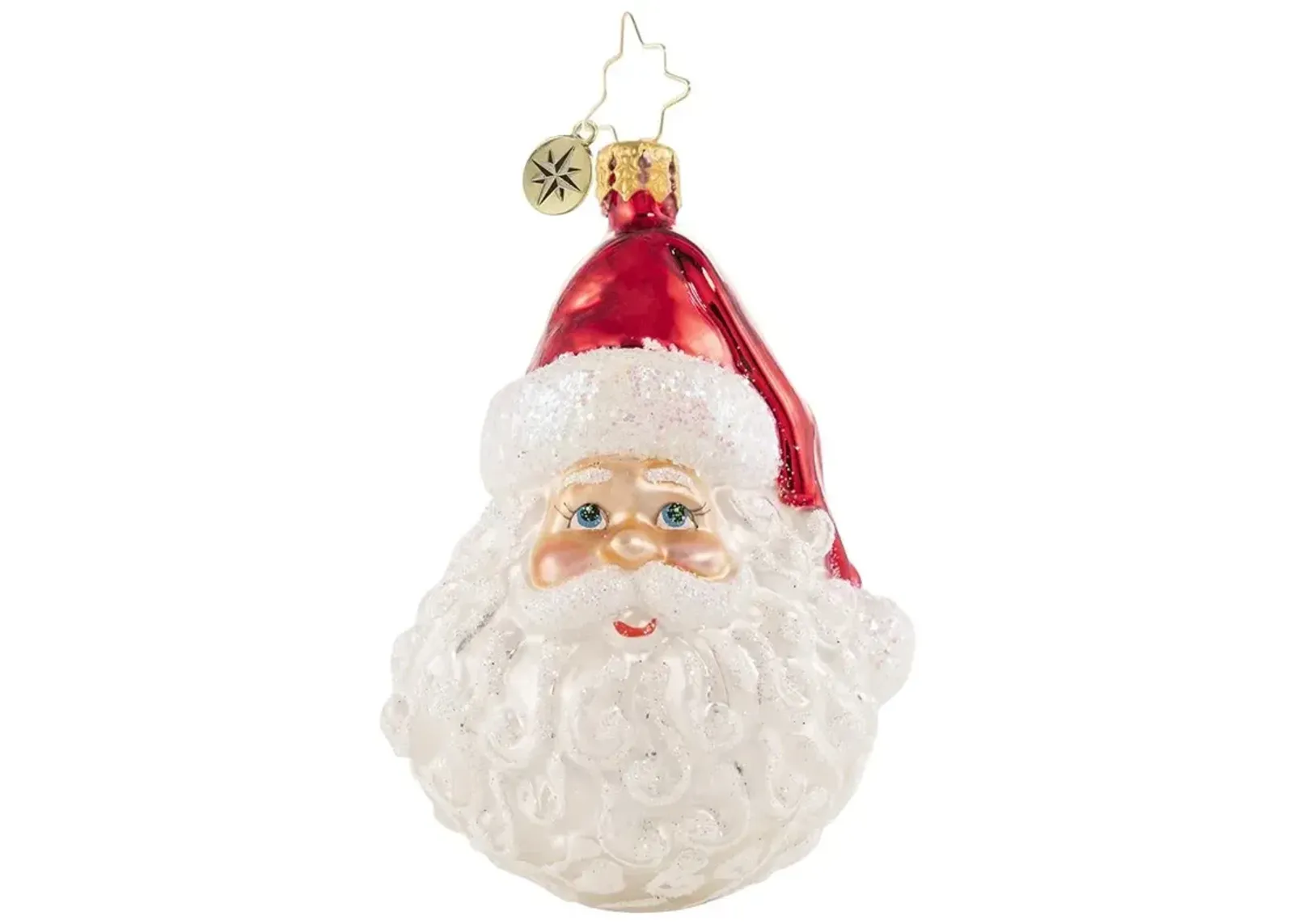 Christopher Radko Classic St. Nick Gem Glass Christmas Ornament 1020647