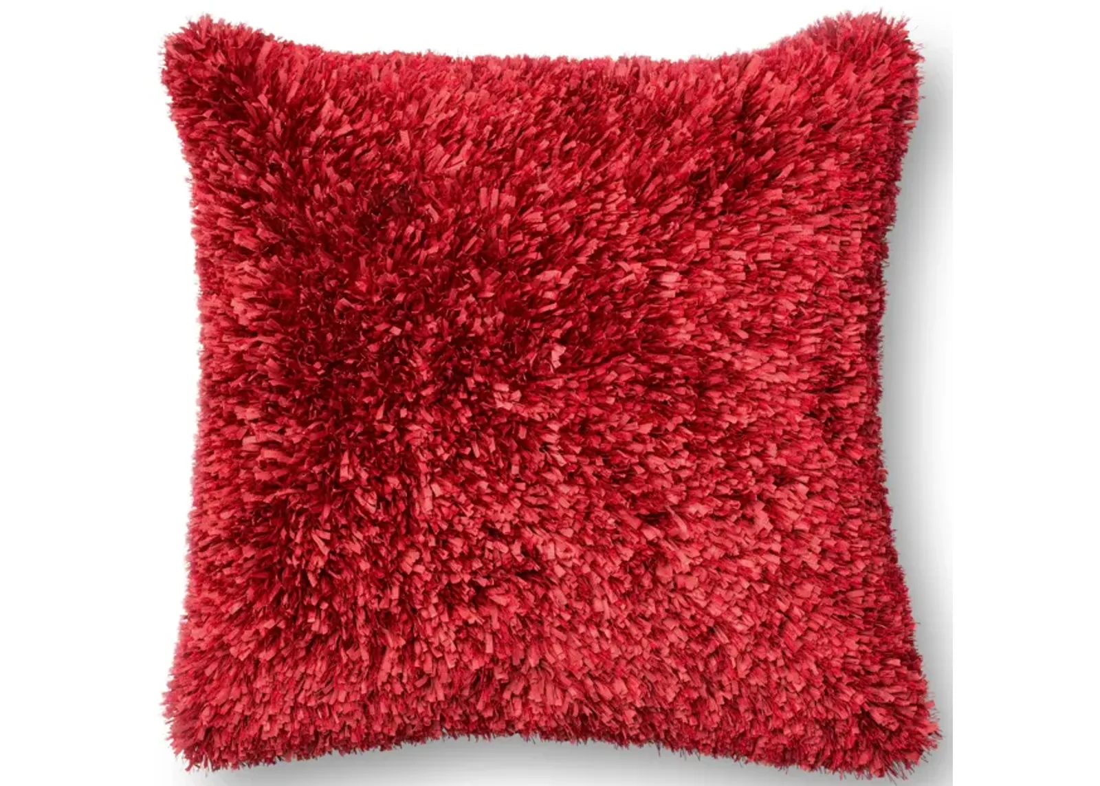 P0045 Red 22"x22" Down Pillow