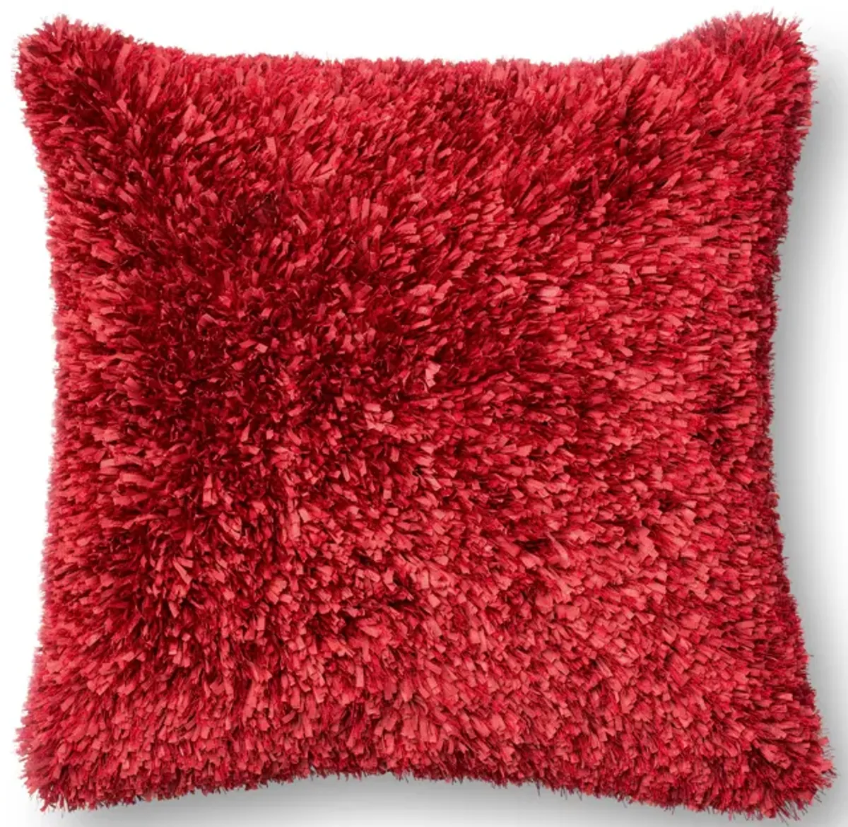 P0045 Red 22"x22" Down Pillow