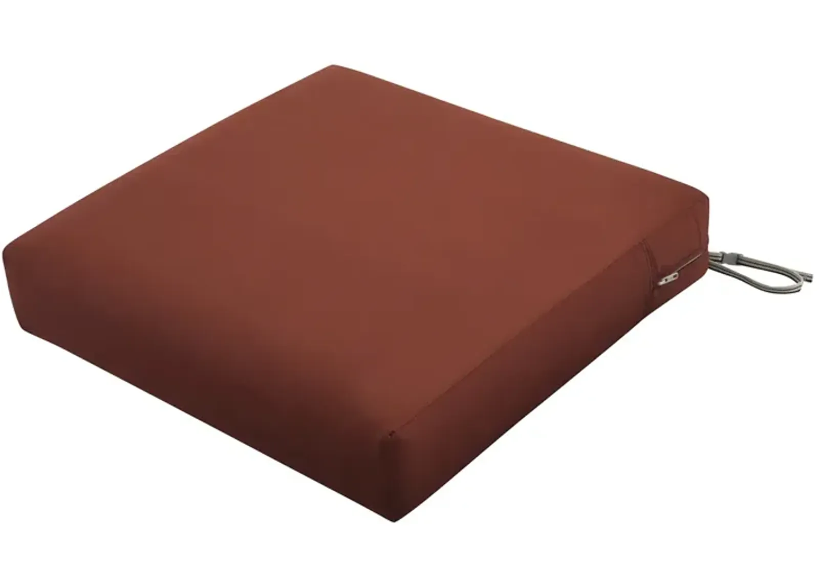 Classic Accessories Ravenna Seat Cushion, 25"W x 25"D x 5"Thick, Spice