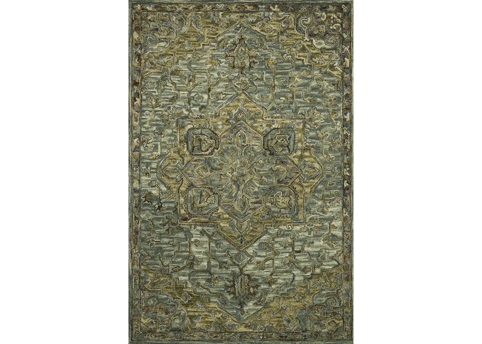 Victoria VK20 Dark Green/Tobacco 7'9" x 9'9" Rug