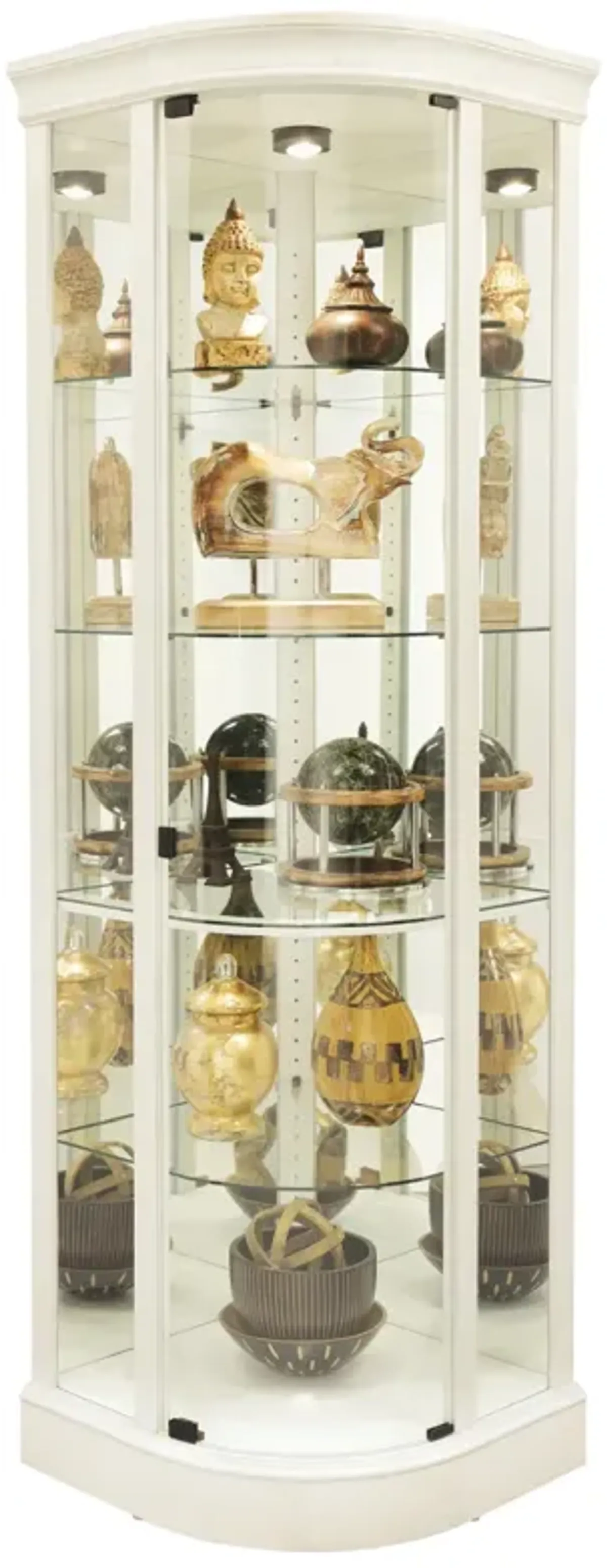 680665 Marlowe IV Corner Curio Cabinet