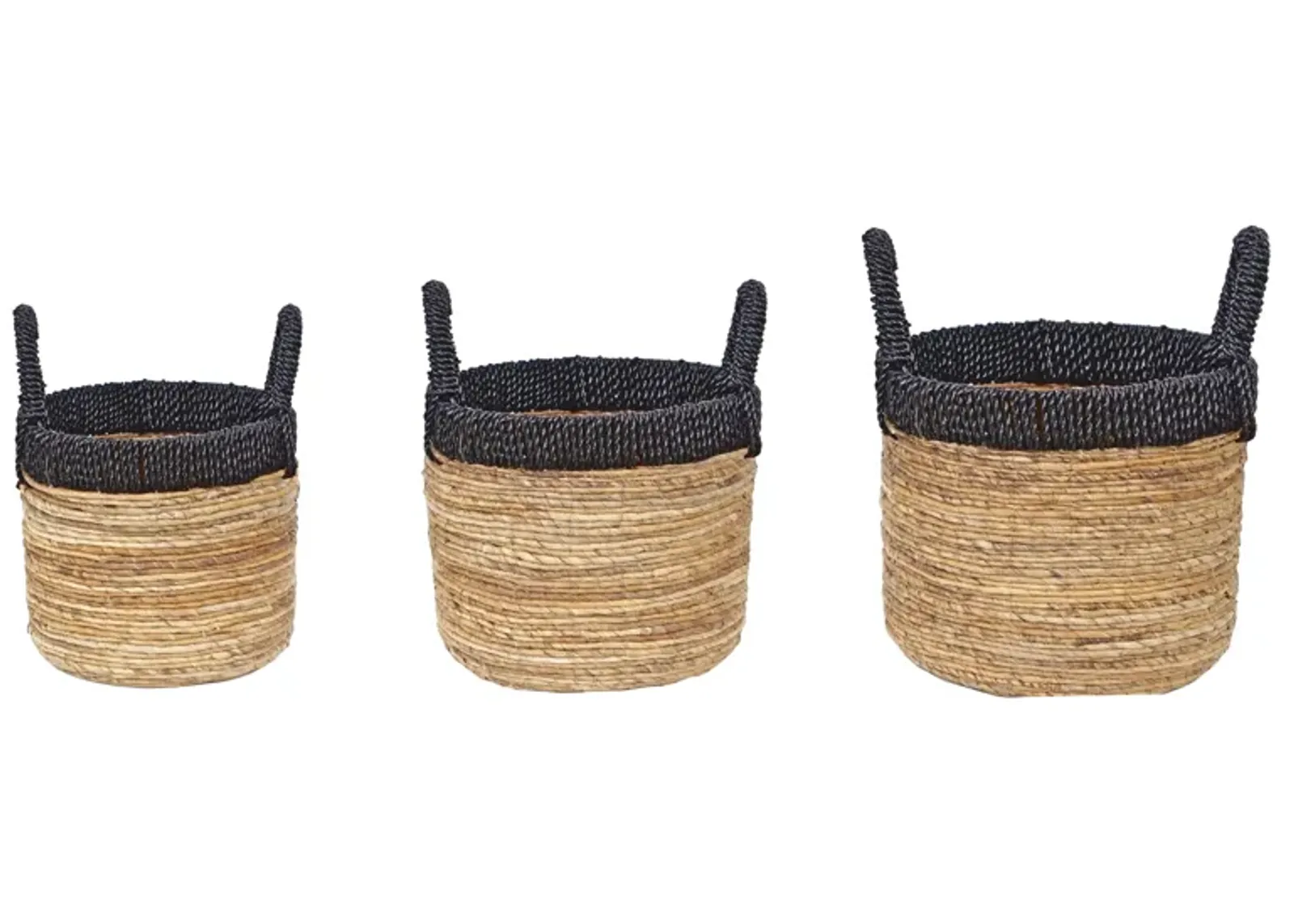 Holset Basket Set of 3, Black