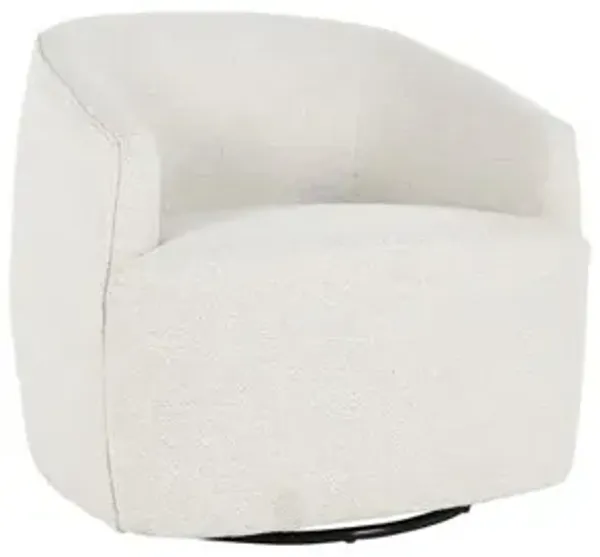 Kosas Home Lynn Swivel Chair by Kosas Home Oatmeal