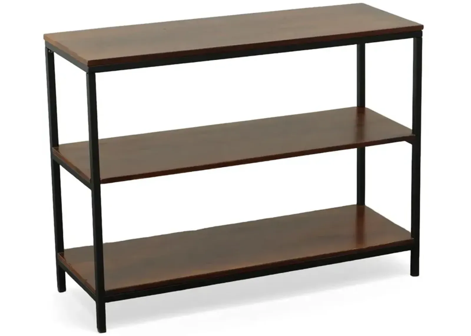 Carolina Living Brayden Console Table - Chestnut/Black