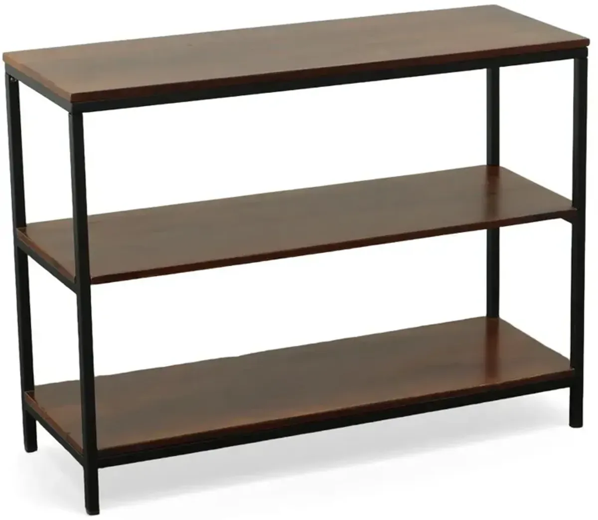 Carolina Living Brayden Console Table - Chestnut/Black