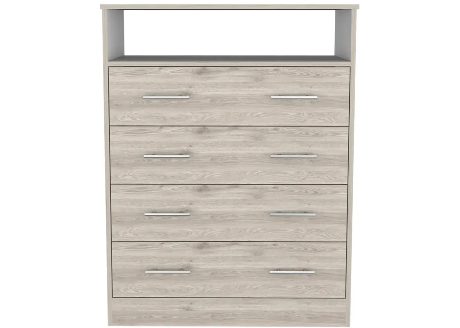 Dover 4-Drawer Rectangle Dresser Light