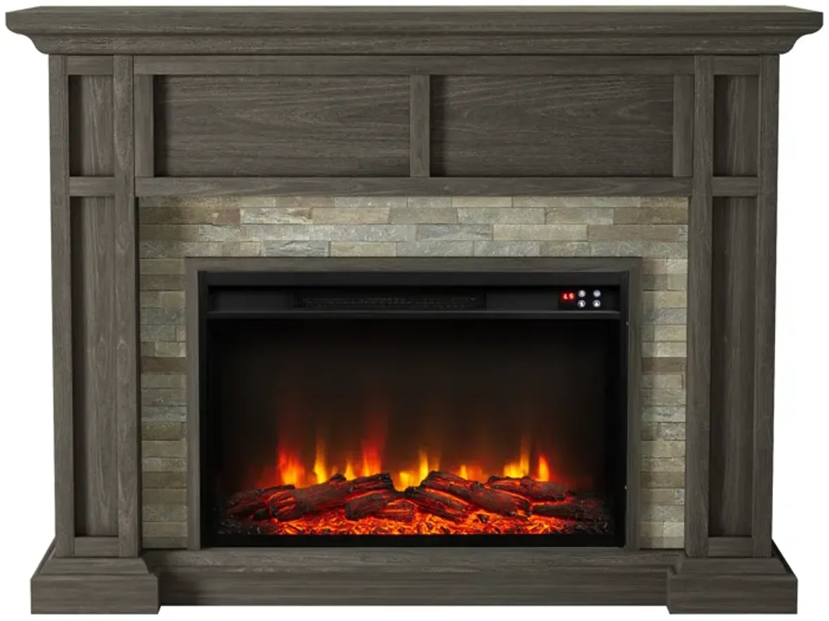 FESTIVO 48" Electric Fireplace with Realistic Flame Effect