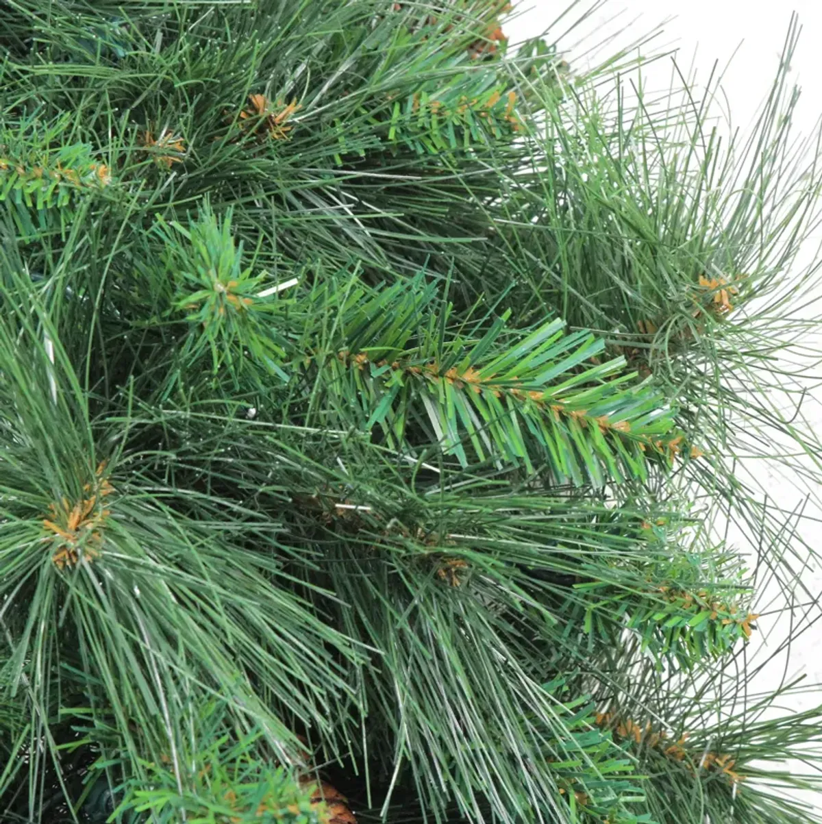 24" White Valley Pine with Pine Cones Artificial Christmas Wreath - Unlit