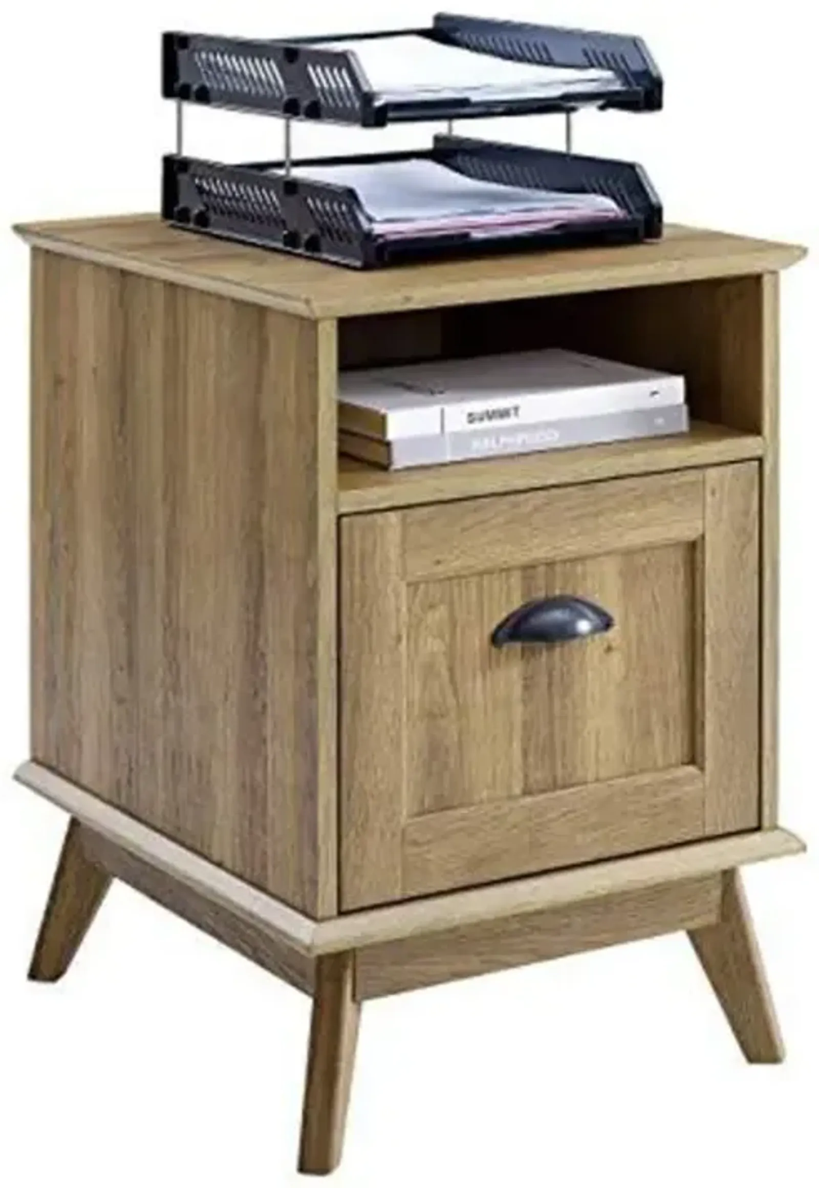 Caffoz Newport Series Wooden Home Office File Cabinet for Letter and Legal File