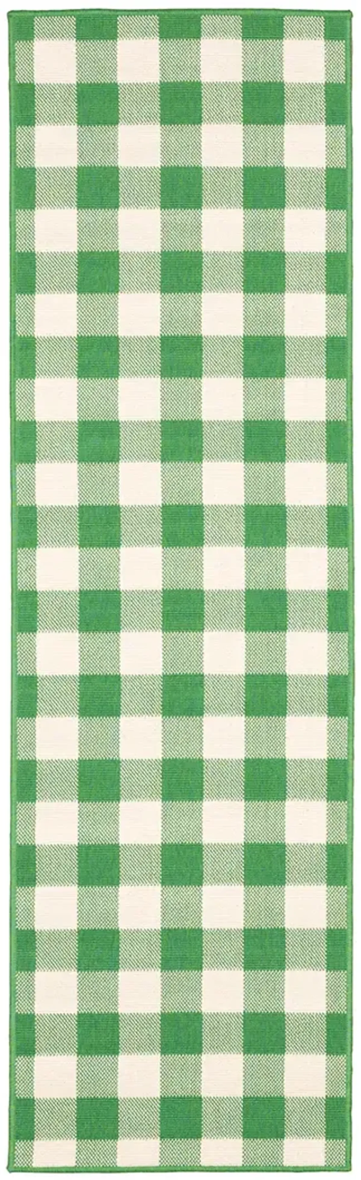 Meridian 2'3" x 7'6" Green Rug