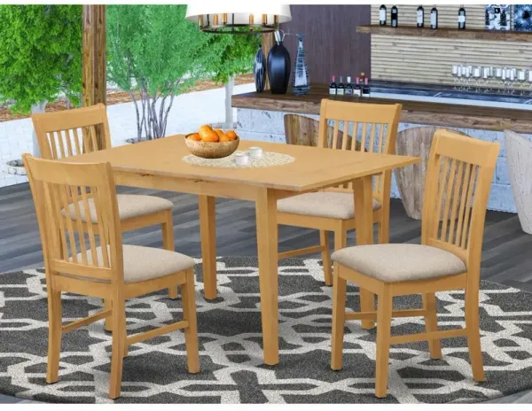 5 Pc dinette set for small spaces - Table and 4 Dining Table Chairs