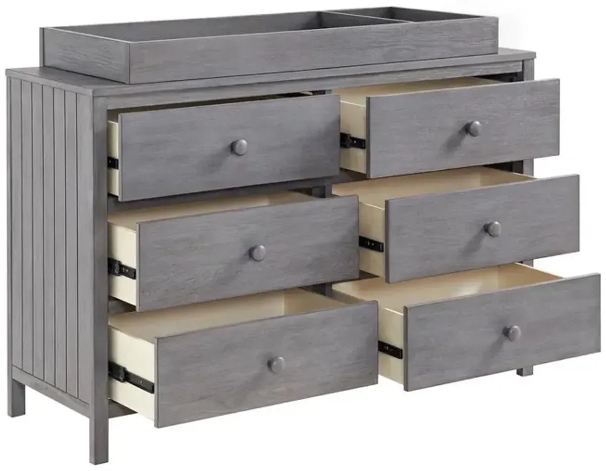 Oxford Baby Soho Baby Everlee 6 Drawer Dresser  Greystone