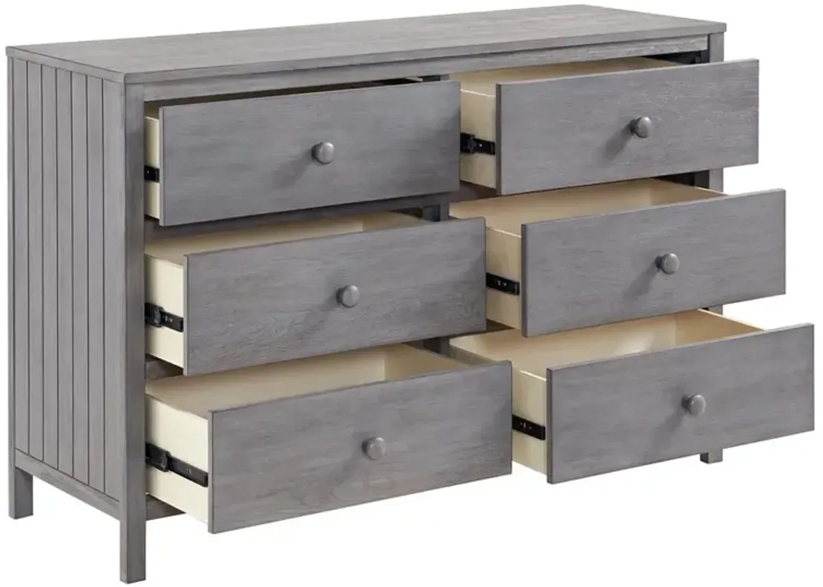 Oxford Baby Soho Baby Everlee 6 Drawer Dresser  Greystone