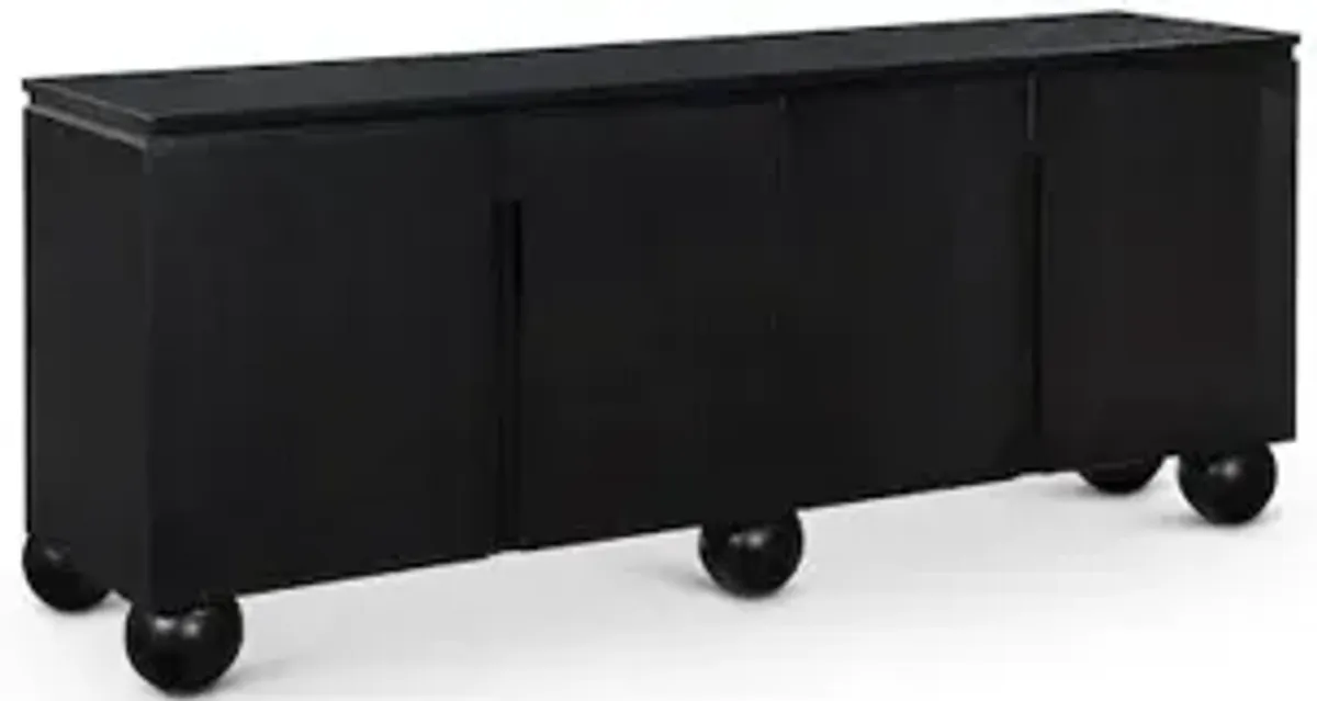 Meridian Furniture Cardiff Black Sideboard/Buffet